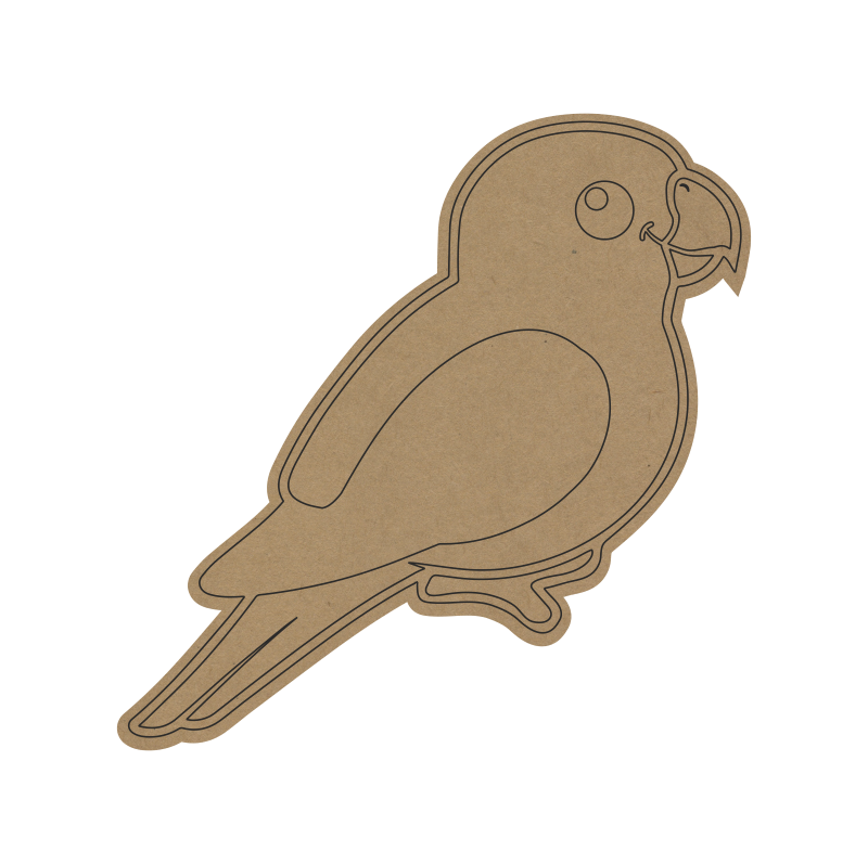 Parrot DIY Fridge Magnet – Cute MDF Craft for Kids & Return Gifts - 38