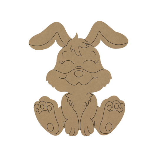 Rabbit DIY MDF Fridge Magnet – Cute Animal Craft for Kids - 20