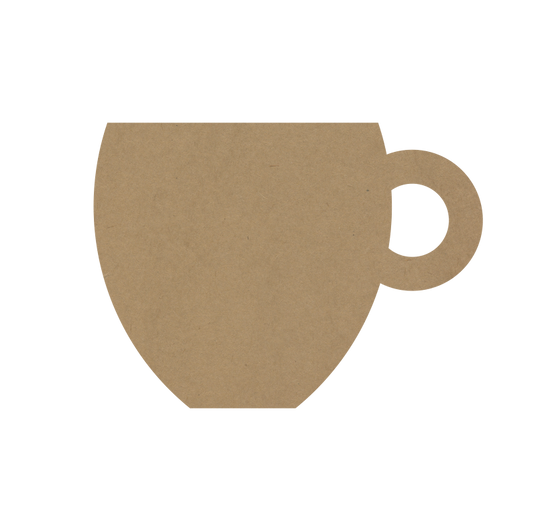 Tea pot shaped MDF fridge magnet  - 18