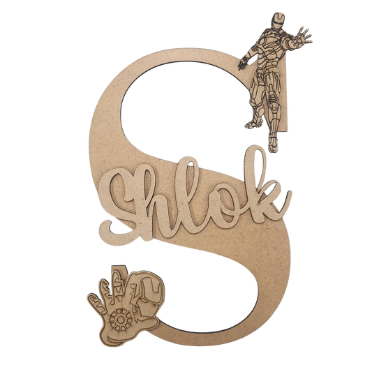Superhero Kids Name Plate - 21