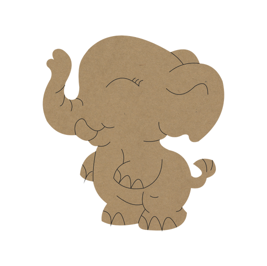 Baby Elephant Fridge Magnet | MDF DIY Craft for Kids & Return Gifts - 39