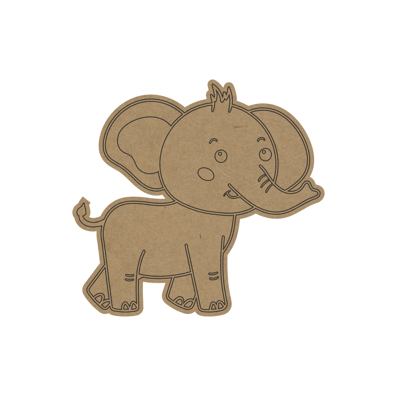 DIY Cute Elephant Fridge Magnet – MDF Magnet Base for Crafting - 32