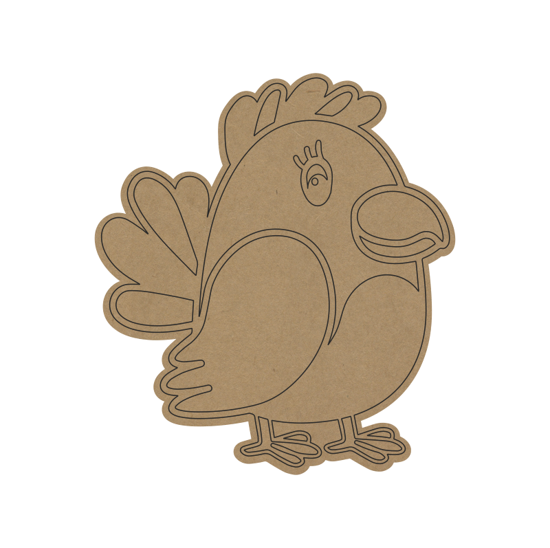 Hen Fridge Magnet - 37