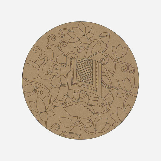 Round Premarked MDF Base - 1