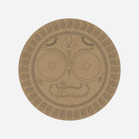 Jagannath Prabhu Premarked Round MDF Base - 9