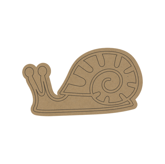 Cute Snail Fridge Magnet – Paintable MDF Base - 60