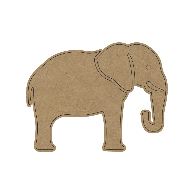Elephant MDF Fridge Magnet – DIY Craft for Kids - 57