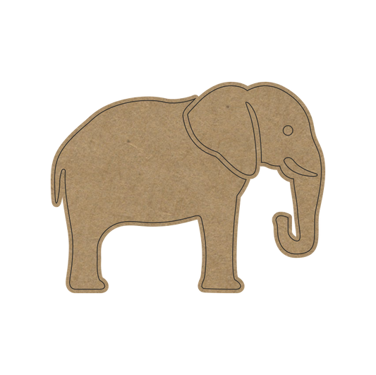 Elephant MDF Fridge Magnet – DIY Craft for Kids - 57