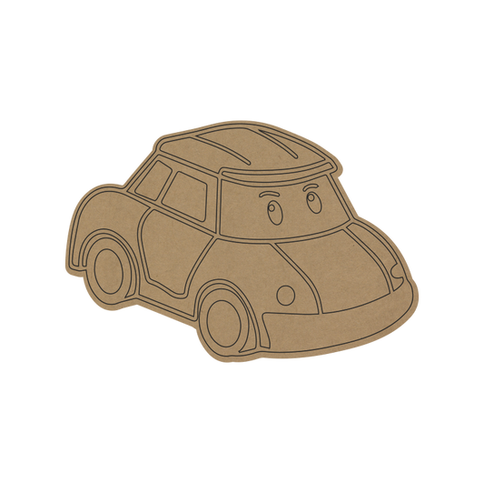 Car MDF Fridge Magnet – DIY Craft Base for Kids, Painting & Return Gift Idea - 63