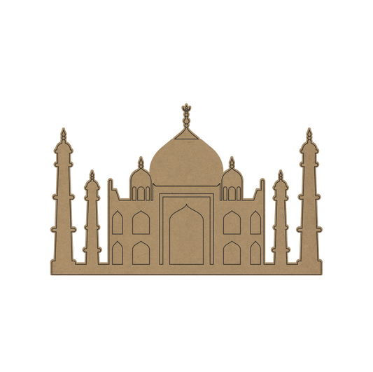 Taj Mahal MDF Fridge Magnet | DIY Craft Base for Kids & Adults - 70