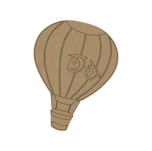 Hot Air Balloon MDF Fridge Magnet – DIY Craft Base for Kids, Return Gift & Painting Activity - 77