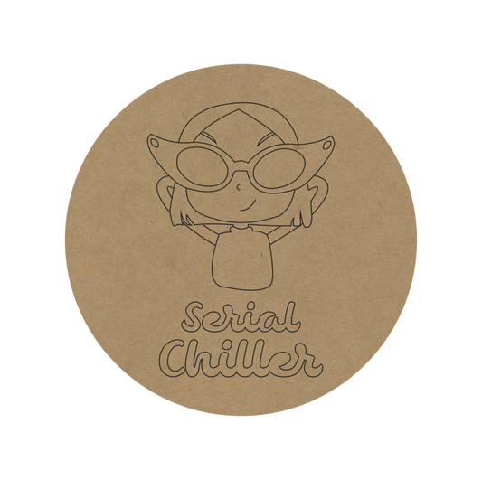 Chill Girl  Fridge Magnet - 75