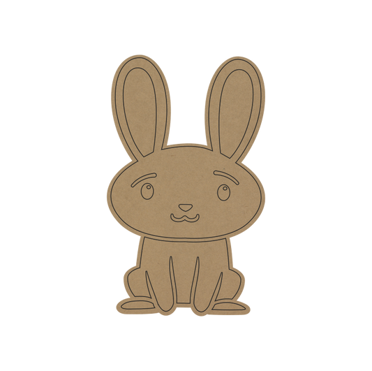 Rabbit MDF Fridge Magnet | DIY Craft Base for Kids & Adults - 80