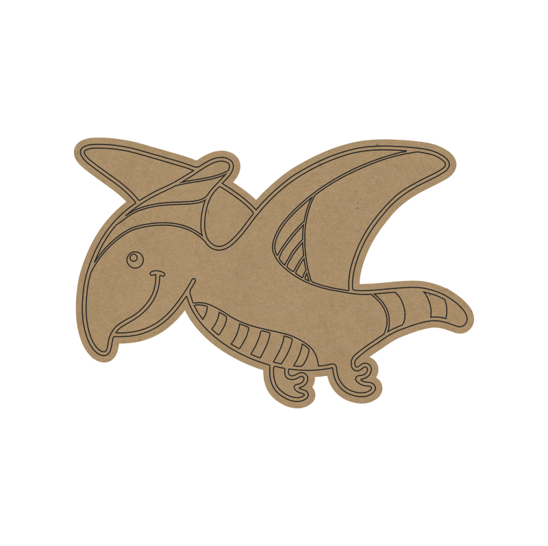 Dinosaur MDF Fridge Magnet – DIY Craft Base for Kids, Painting & Return Gifts - 90