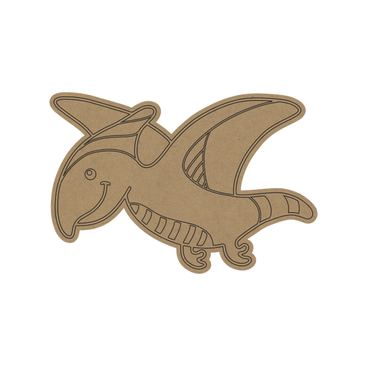 Dinosaur MDF Fridge Magnet – DIY Craft Base for Kids, Painting & Return Gifts - 90