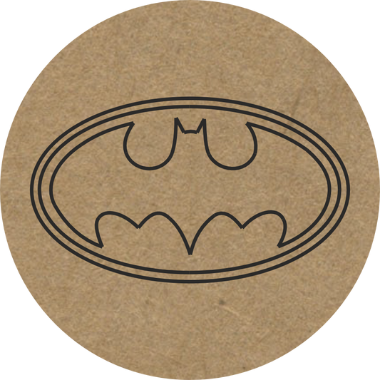 DIY Superhero Batman Magnet – Paintable MDF Craft for Kids - 95