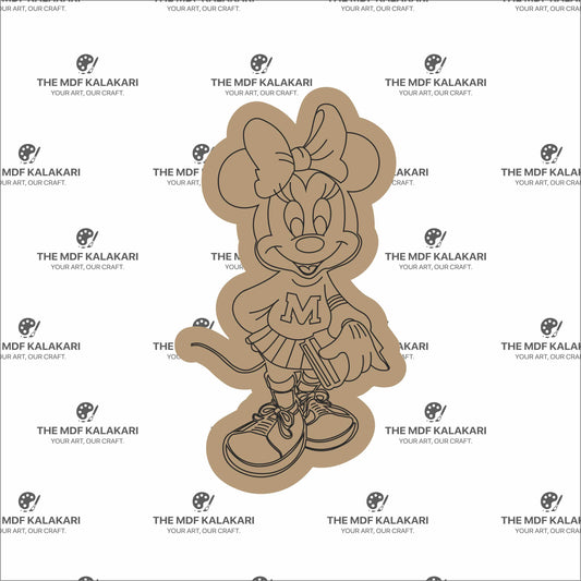 Minnie Mouse Premarked MDF Cut Out - 104
