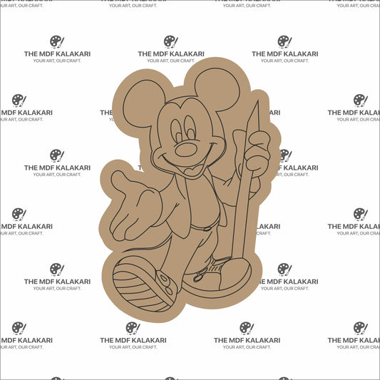 Micky Mouse Premarked MDF Cut Out - 105