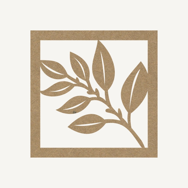 Leaf MDF Carving Design - 30