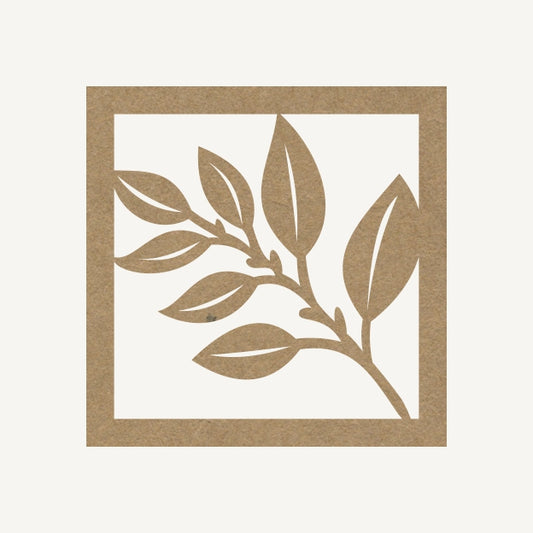 Leaf MDF Carving Design - 30
