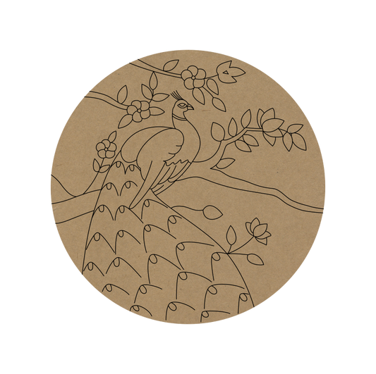 Peacock Premarked MDF Base - 31