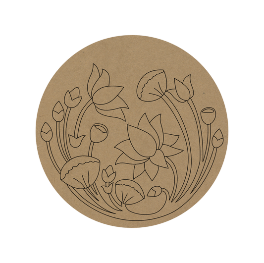 Pichawai Lotus Premarked MDF Base - 36