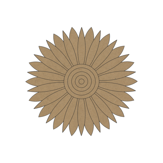 geometric design premarked on mdf base for mud mirror work