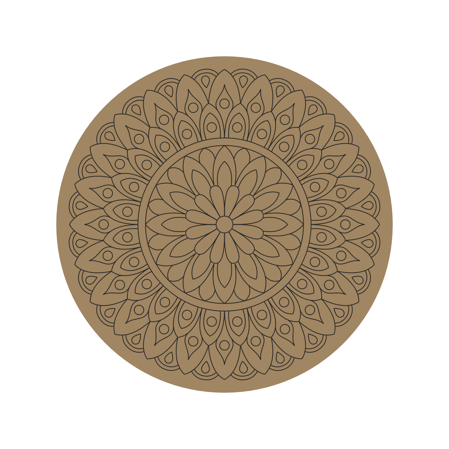 mandala design lippan art mdf base for home décor 