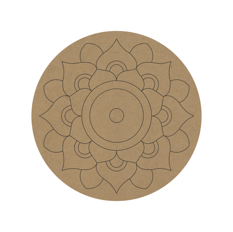 lippan art mdf base for mud mirror work 
