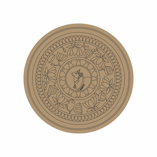 Pichwai design of cow for lippan artin ahmedabad 