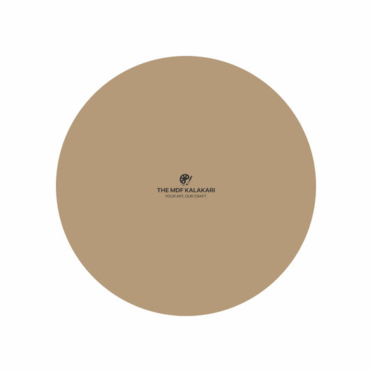 Plain round MDF base laser cut for DIY craft projects
Round MDF board available in multiple thickness options