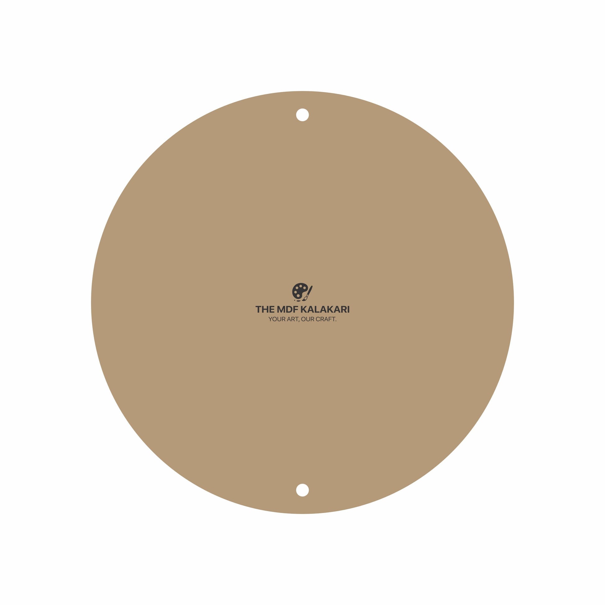 Plain round MDF base laser cut for DIY craft projects
Round MDF board available in multiple thickness options