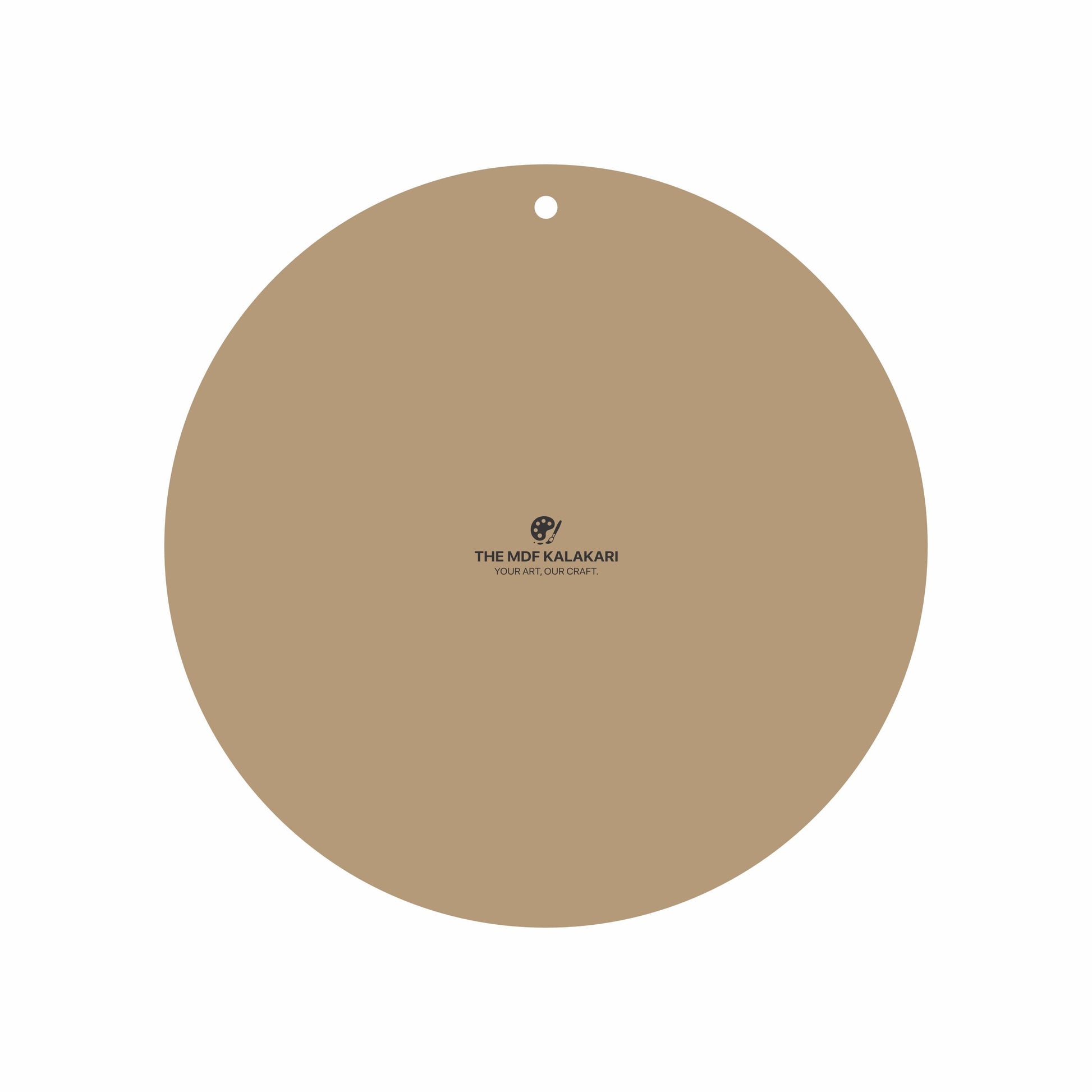 Plain round MDF base laser cut for DIY craft projects
Round MDF board available in multiple thickness options