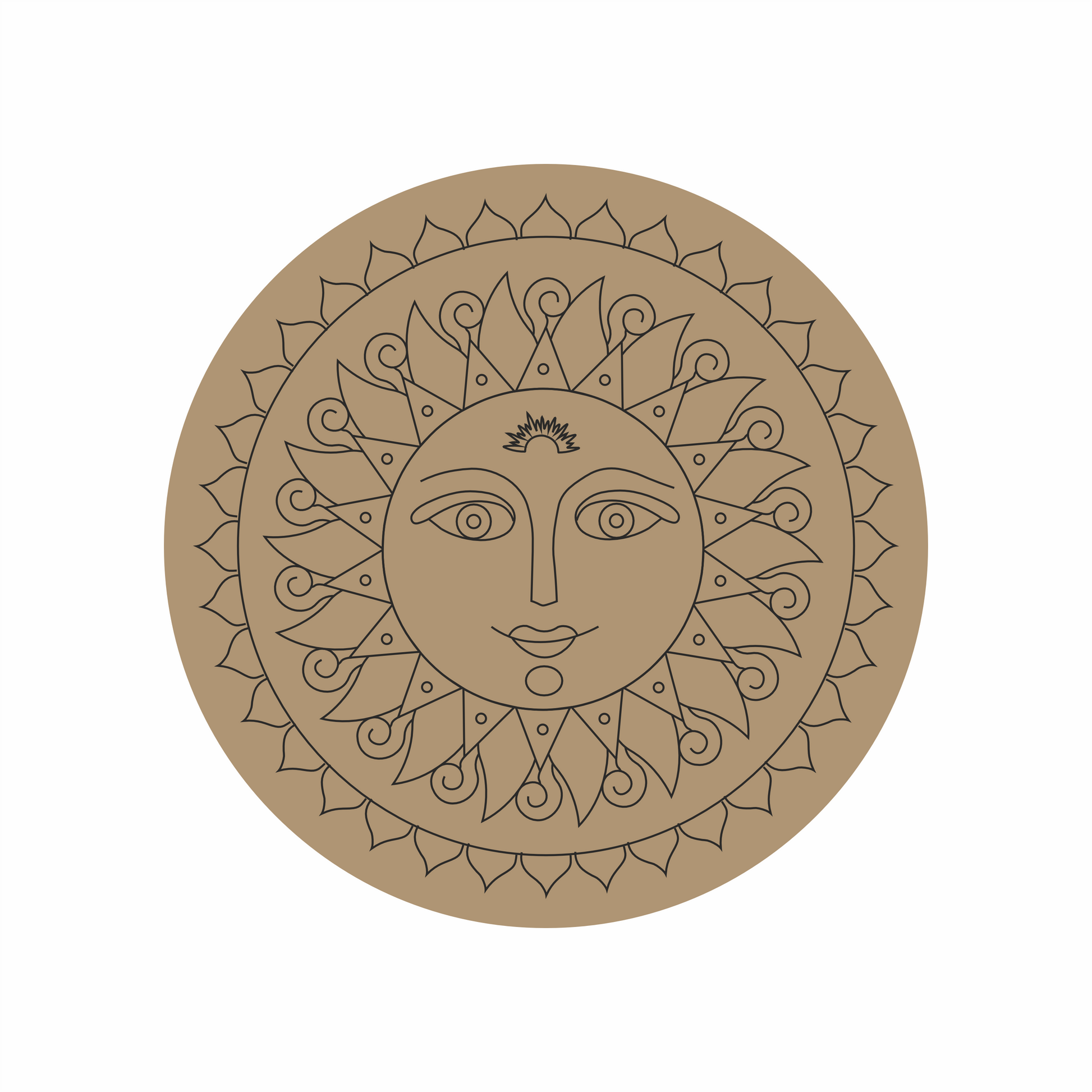 Lippan decorative art base in mdf available in different sizes