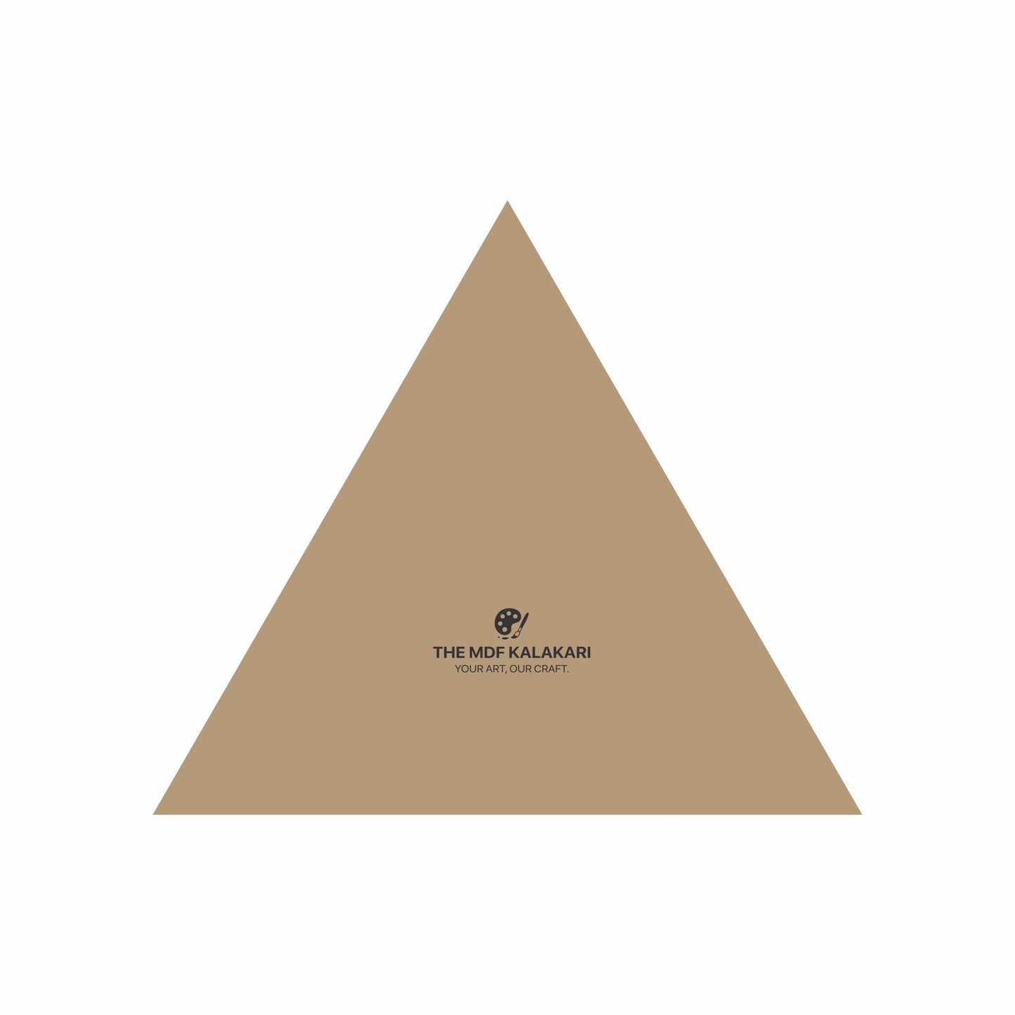 Plain triangle MDF base laser cut for DIY craft projects
Triangle MDF board available in multiple thickness options
Laser cut triangle MDF base for resin and Lippan art
